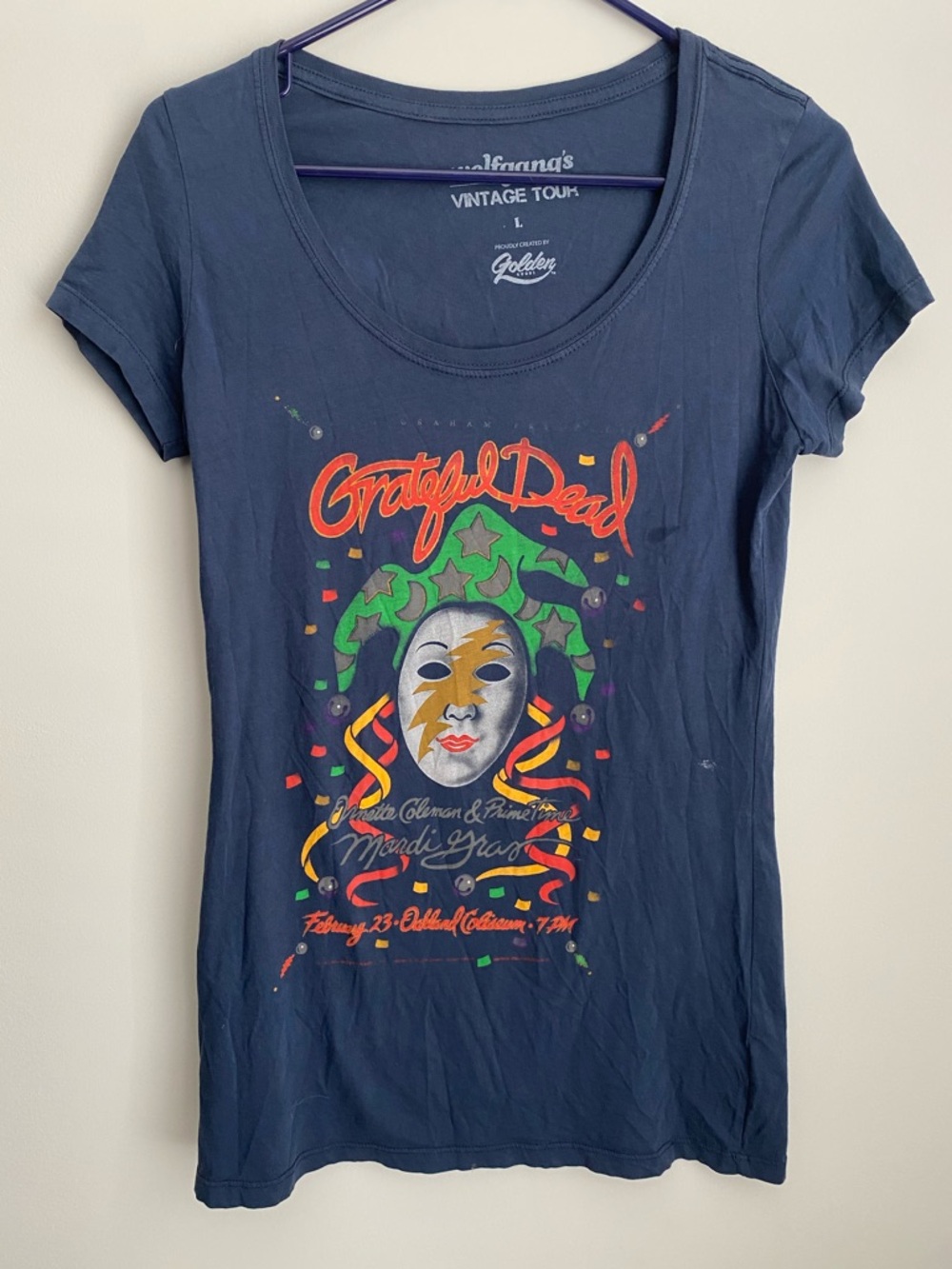 Grateful Dead Golden Goose Navy Short-Sleeve Graphic tee